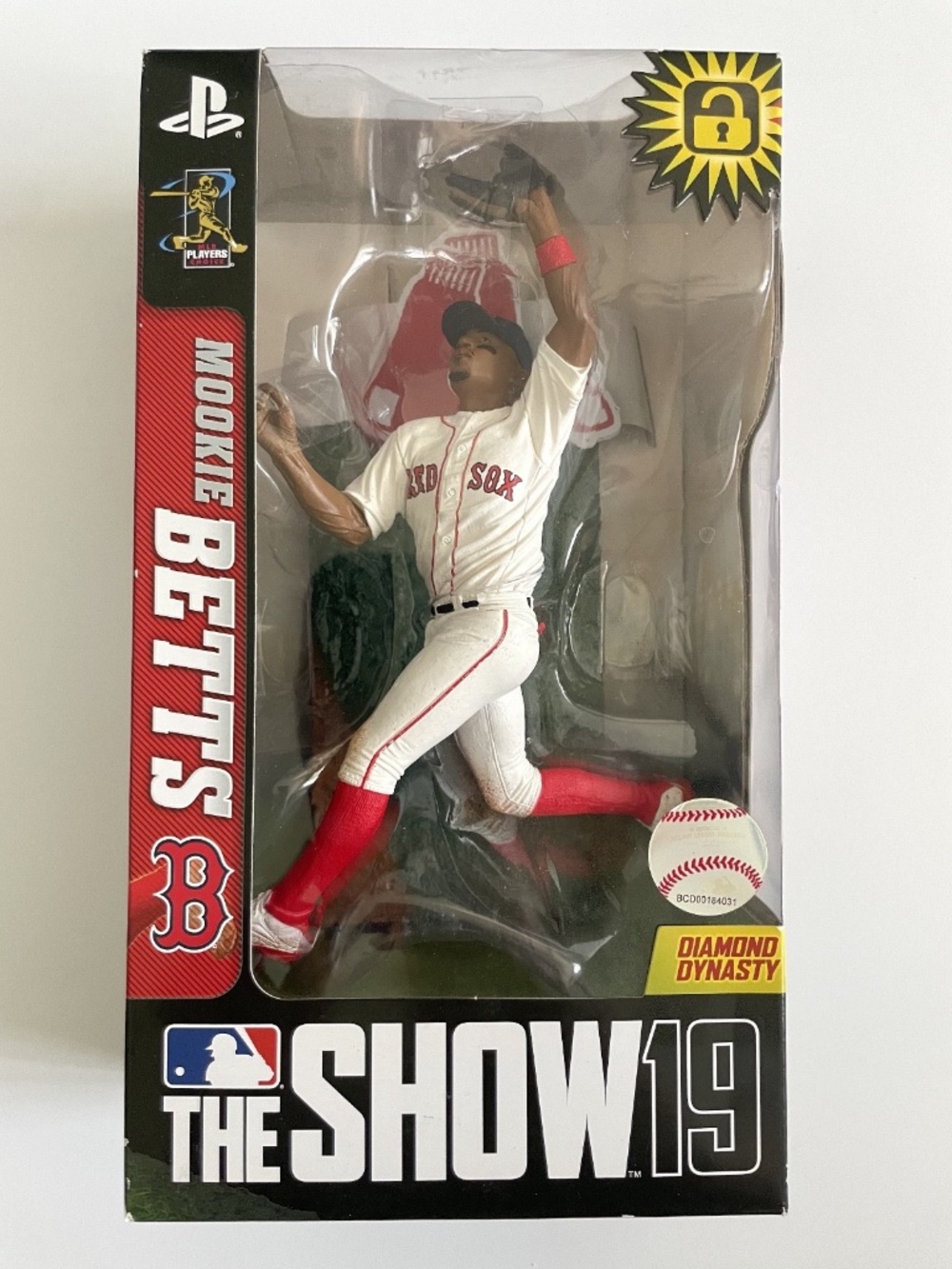 NIB Mookie Betts MLB The Show 19 Diamond Dynasty Figure Boston Red Sox